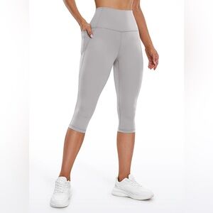Butterluxe Yoga Pockets Capris Leggings 17''